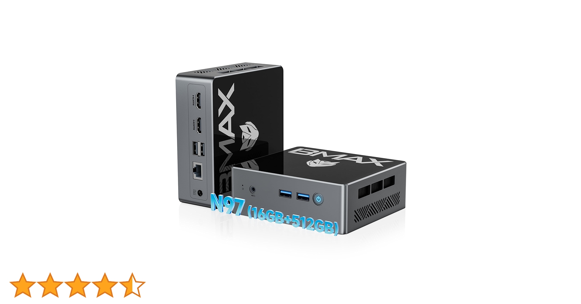 BMAX B4PRO ミニPC N97 Amazon | 【N150より速い】ミニpc 最新第12世代 Intel N97 BMAX